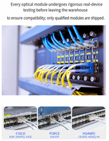 Transceiver SFP+ 10G 1550nm 40KM Monomode Module Fibre Optique Hot Swap LC pour Routeur Central, Commutateur Métropolitain, Liaison Réseau Troncale