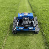 Mesin Pemotong Rumput Mini Robot Crawler Remote Control Laris Manis