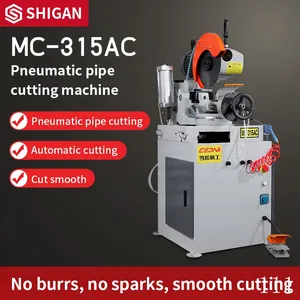 Shigan MC-315AC การตัดท่อเรียบไม่มีเครื่องตัดท่อเสี้ยนสำหรับการตัดท่อสี่เหลี่ยมและรอบ