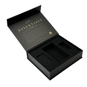 Sang Trọng Tùy Chỉnh Thiết Kế Handmade Giấy Các Tông Từ Bao Bì Hộp Đóng Cửa Nam Châm Trang Điểm <span class=keywords><strong>Kit</strong></span> Hộp Với Bọt Xốp EVA - Product Image 2