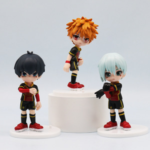 6 uds conjunto de minifiguras japonesas de PVC 9CM bloqueo azul <span class=keywords><strong>Bachira</strong></span> <span class=keywords><strong>Meguru</strong></span> Isagi Yoichi Figura muñeca de juguete PVC figura de Anime estatua figurita - Product Image 4
