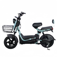 Meilleures ventes : Vélo électrique 500W 48V avec moteur sans balais, cadre en acier au carbone, capteur numérique 3 vitesses, batterie longue portée au plomb-acide, nouveau modèle