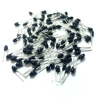 Produsen Spesialis Penyedia Sensor Suhu Termistor NTC Presisi Kecil Warna Hitam MF51-103F-3950 Pemasangan PLUG