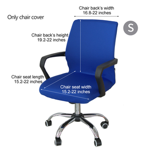 Wholesale Spandex Stretch Purple Office Computer <strong>Chair</strong> <strong>Cover</strong> for protection Renew <strong>Swivel</strong> <strong>Chair</strong> Slipcovers Small Size - Product Image 3