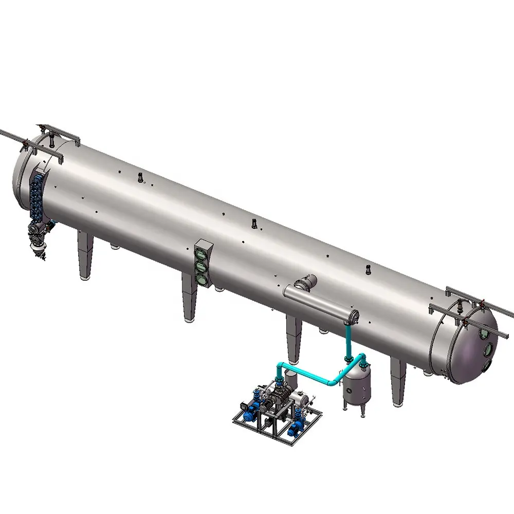 低温真空ベルトトンネル乾燥機商用自動多機能ステンレス鋼
