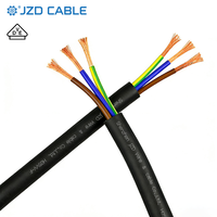 JZD VDE H03VV-F H05VV-F 3G1.5 mm² 3 x 1.5 mm² 5G2.5mm² 4 5 Adern 0.75 1 1.5 2.5 PVC-Kabel Rundkabel H07VV-F Kabel Draht