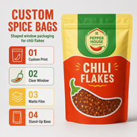 Sacs Doypack personnalisés refermables avec fermeture éclair, anti-odeur, en aluminium et Mylar, pour petits emballages alimentaires