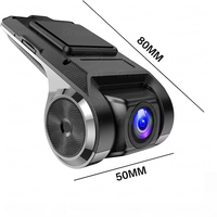 Full HD coche USB DVR Dash Cam WDR grabadora apto para DVD Android Player ADAS LDWS navegación Auto Audio Plug and Play fácil de instalar