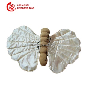 Metamorfoz peluş kelebek yumuşak kelebek peluş oyuncaklar 2 in 1 dolması böcek oyuncaklar özelleştirmek - Product Image 2