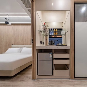 Casa Prefabbricata Personalizzabile in Acciaio Zincato Impermeabile Stile Capsula Spaziale per <span class=keywords><strong>Aziende</strong></span> Turistiche, Resort e Uffici - Product Image 4