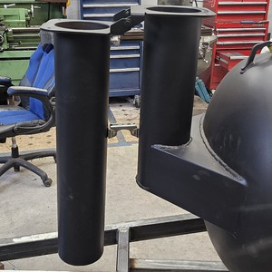 Charnière de fumoir pliable en acier robuste OEM, prédécoupée avec bride amovible, pour la construction de foyers de barbecue Texas - Product Image 6