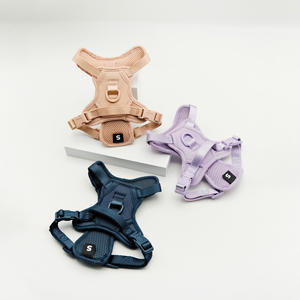 Harness Anjing Desainer dengan Tali, Set Harness dan Tali Anjing Tanpa Tarik, Bahan Neoprene Lembut, Bernapas, Logo Dapat Disesuaikan, Diskon Besar - Product Image 4