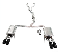 Système d'échappement en acier inoxydable haute performance, tuyau d'échappement poli miroir pour Lexus IS250, épaisseur 1,5 mm, garantie de 3 ans