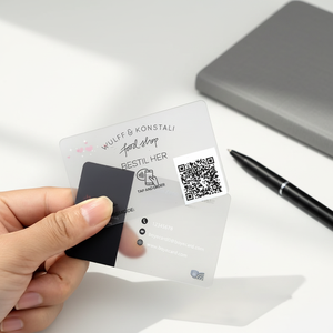 Cartes de membre VIP en PVC transparent personnalisées de haute qualité, multi-usages, avec logo, étanches, compatibles NFC 13,56 MHz, vente en gros - Product Image 1