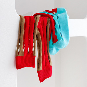 Calcetines de algodón con recortes divertidos, absorbentes del sudor, estilo japonés, de malla, con bloques de color, holgados, estilo emperatriz, a media pantorrilla, para primavera/verano - Product Image 4
