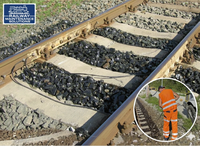 Colle liquide polyuréthane EASYBOND pour la stabilisation du ballast ferroviaire, utilisation dans la construction et le transport