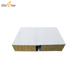 Fabrieksmatig geproduceerd lichtgewicht, eenvoudig te installeren, A1 brandwerend 50mm steenwol sandwichwandpaneel voor ziekenhuizen - Product Image 3