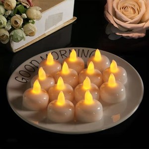 Xu hướng sản phẩm hot 2025 thanh nến đèn <span class=keywords><strong>LED</strong></span> trường hợp pin hoạt động nổi nến - Product Image 3
