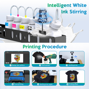 New Arrival A4 DTG Máy In T-Shirt Máy In Kỹ Thuật Số Phẳng Máy In Trực Tiếp Để May Máy In - Product Image 5