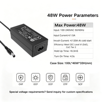 Adaptateur secteur AC/DC de bureau haute efficacité MYIXI 12V 4A 21V 2.8A 32V 1.8A 42V 1.38A 19V 2.1A 48W pour moniteur PC et éclairage LED