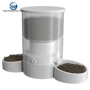 Mangkuk pemberi makan hewan peliharaan gravitasi otomatis baja tahan karat ramah lingkungan dan plastik untuk anjing dan kucing ukuran kecil hingga sedang - Product Image 4