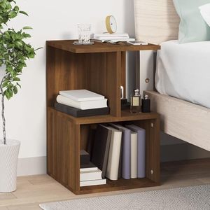 MAYHOME <strong>Bedside</strong> <strong>Cabinets</strong> Bedroom Nightstand End Table Telephone Stand Side Table Bed Drawer <strong>Cabinet</strong> with Storage Brown <strong>Oak</strong> - Product Image 1