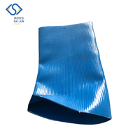 Tuyau plat de 5 pouces, tuyaux en PVC haute pression, tuyau de décharge plat