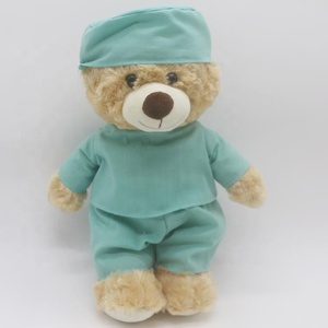 A buon mercato all'ingrosso di sublimazione peluche teddy bear t shirt con il MARCHIO personalizzato I love you farcito molle del giocattolo della peluche bianco teddy orso - Product Image 3
