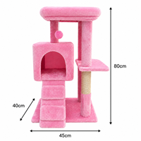 Arbre à chat multi-niveaux écologique en peluche avec poteaux à gratter en sisal, structure d'escalade en velours doux pour salon, emballage carton