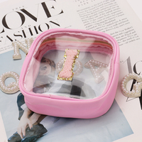 Cadeaux promotionnels, étui de rangement de voyage transparent en PVC imperméable avec fermeture éclair, trousse de maquillage, mini sac cosmétique pour enfants