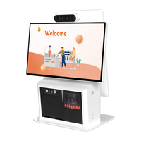 15.6 "\ 18.5" Windows/Android écran tactile tout-en-un système de terminal de point de vente de bureau kiosque de caisse en libre-service pour la commande de facturation