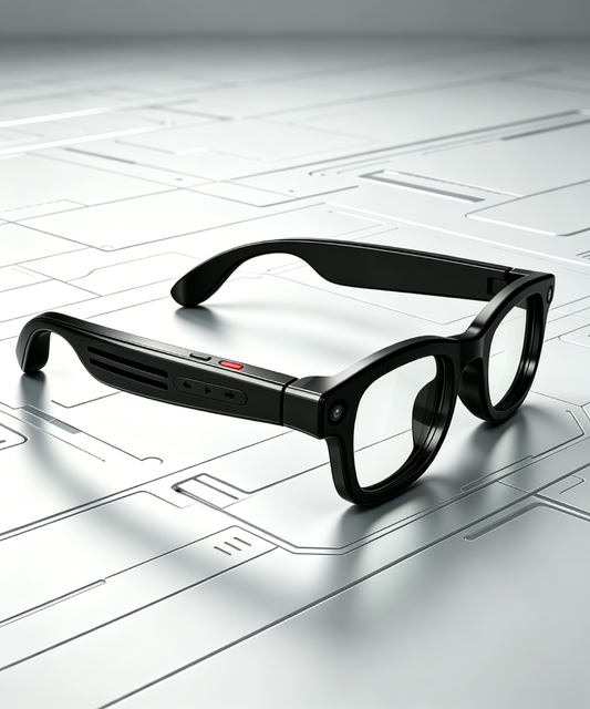 AI Smart Glasses Real Time Translation 8MP Camera Bluetooth Calling Voice Assistant HD Video Recording WiFi Transfer