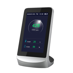 Détecteur de dioxyde de carbone pour serre avec écran LCD, capteur de CO2 en matériau ABS, mesureur de PPM et analyseur de gaz - Product Image 4