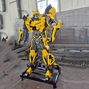 Sculpture Optimus Prime en métal, sculpture de robot en fer, sculpture Transformers, sculpture de robot <span class=keywords><strong>Megatron</strong></span> - Product Image 3