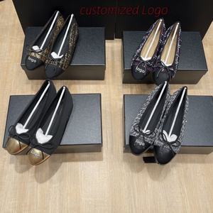 أحذية باليه نسائية فاخرة من الجلد الطبيعي الفاخر بتصميم راقٍ ومريحة ناعمة للاستخدام اليومي - Product Image 3