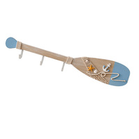 Style méditerranéen rétro Vintage 80CM bateau aviron crochet décoration murale pendentif pour enfants locataires Restaurant fond mur