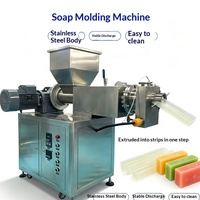 Ligne de production de savon automatique multifonctionnelle à haute efficacité pour toilettes, bains et hôtels, avec broyeur, extrudeuse et presse à savon