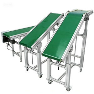 PVC belt portable <strong>conveyor</strong> for injection molding, capable of lifting and moving - Product Image 3