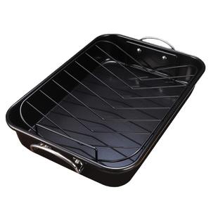 라자냐 팬 붙지 않는 케이크 베이킹 접시 스테인레스 스틸 손잡이와 깊은 로스팅 팬 - Product Image 5