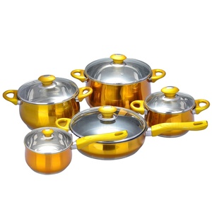 All'ingrosso cucina 12 pezzi di rame Cookware di lusso Set di pentole Multi Design cucina pentole - Product Image 1