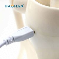 Brûleur à huile alimenté par batterie diffuseur d'arôme essentiel sans eau Usb Mini encens de voiture chargeur de luxe humidificateur d'air en bois