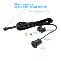 Interrupteur de porte à détection de mouvement IR U12 12V 24V pour armoire et placard, compatible avec système de contrôle centralisé, remplacement facile