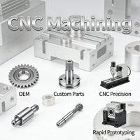 Pièces de robot en aluminium, acier et laiton usinées avec précision par CNC, service de tournage et de fraisage CNC personnalisé de haute qualité pour la production OEM
