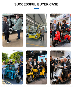 Triciclo de Tres Ruedas Abierto, Motocicleta Eléctrica de 60V, Scooter de Movilidad con Cubierta, Bicicleta de 3 Ruedas con Toldo Parasol, Puede Transportar Múltiples Pasajeros - Product Image 4