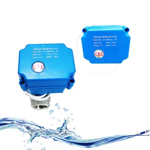 CWX-15 fournisseurs de vannes à bille électriques motorisées 12 volts sans vanne motorisée d'eau chaude