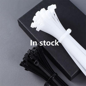 उच्च शक्ति केबल टाई नायलॉन 66 ज़िप संबंध 100 पीसी/pkt 4.8 * मिमी * 350 मिमी 14 इंच प्लास्टिक रैपिंग ज़िप संबंध - Product Image 2