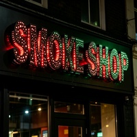 Enseigne lumineuse LED personnalisée pour restaurant de hamburgers et poulet frit, signalétique éclairée, lettres lumineuses LED murales extérieures