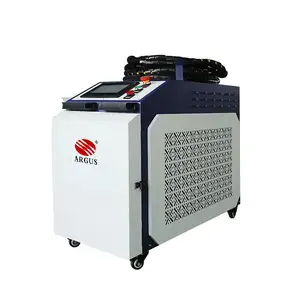 ARGUS Mini laser cleaner industry equipment metal rust paint oil remover 200W mopa pulse laser cleaning machine