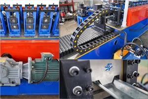 เครื่องขึ้นรูปม้วนระบบไฮดรอลิกเครื่องผลิตแผ่น drywall เครื่องขึ้นรูปกระดูกงู - Product Image 2