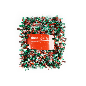 Guirlande de Noël en PVC écologique de 15 pieds avec un style moderne <span class=keywords><strong>et</strong></span> une bordure en ruban pour la décoration intérieure des fêtes - Product Image 6